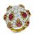 Estate 6.00ct Ruby 6.50ct Diamond Gold Ring
