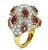 Ruby Diamond Gold Ring