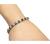 Round Cut Ruby Baguette Cut Diamond Platinum Bracelet