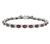 Ruby Diamond Platinum Bracelet