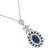 Sapphire Diamond Necklace