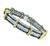 Estate 4.50ct Diamond 6.00ct Sapphire Gold Bracelet