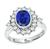 Estate 2.96ct Sapphire 0.60ct Diamond Ring