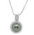 Estate 1.30ct Diamond South Sea Pearl Gold Pendant