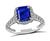 Estate Tacori 2.02ct Ceylon Sapphire 0.60ct Diamond Engagement Ring
