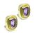 Tiffany & Co Amethyst Gold Earrings