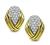 Estate Turi 3.00ct Diamond Gold Earrings