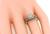 Edwardian Old Mine Cut Diamond 18k White Gold Engagement Ring