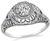 Vintage 0.42ct Diamond Engagement Ring