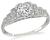 Art Deco 0.45ct Diamond Engagement Ring