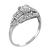 0.80ct Diamond Art Deco Engagement Ring