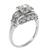1.10ct Diamond Art Deco Engagement Ring