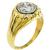 Diamond Gold Gypsy Ring