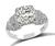 Art Deco 2.31ct Diamond Engagement Ring