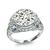 Vintage 4.03ct Diamond Sapphire Engagement Ring
