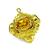 Victorian 20.00ct Citrine Gold Charm Pendant
