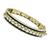 1960s 1.40ct Diamond Pearl Enamel Gold Bangle