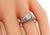 Edwardian Round Brilliant Cut Diamond 18k White Gold Engagement Ring