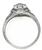 0.71ct Diamond Art Deco Engagement Ring