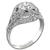 GIA 1.00ct Diamond Art Deco Engagement Ring