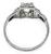 1.00ct Diamond Art Deco Engagement Ring