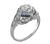 1.16ct Diamond Art Deco Engagement Ring