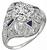 Vintage GIA Certified 1.52ct Diamond Engagement Ring