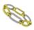 1960s Two Tone Yellow and White Gold Bracelet